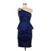 Xscape Cocktail Dress: Blue Dresses - Women's Size 4