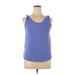 Gap Fit Active Tank Top: Blue Activewear - Women's Size Medium