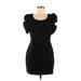 Romeo & Juliet Couture Casual Dress: Black Dresses - Women's Size Medium