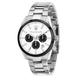 Maserati Attrazione Quartz White Chronograph Dial Steel Bracelet Men's Watch R8853151004