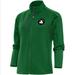 Women's Antigua Kelly Green Boston Celtics Brushed Metallic Generation Full-Zip Jacket