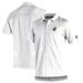 Men's adidas White Kansas Jayhawks Sideline Sideline21 Button-Up Polo