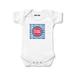 Newborn & Infant Chad Jake White Detroit Pistons Retro Bodysuit