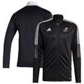 Men's adidas Black Kansas Jayhawks Sideline Tiro21 Track Full-Zip Jacket