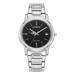 Women's Citizen Watch Silver Carroll University Pioneers Eco-Drive Black Dial Stainless Steel