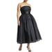 Plus Size Women's Strapless Crinoline Dress by ELOQUII in Black Onyx (Size 24)