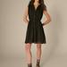 Lucky Brand Easy Pleat Shift Mini Dress - Women's Clothing Dresses Mini Dress in True Black, Size S