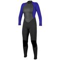 O'Neill Damen Reactor II 3/2mm Back Zip Wetsuit, Schwarz, 4