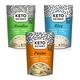 Keto Skinny Rice, Penne & Noodles - Made from Organic Konjac Flour, Zero Sugar & Low Calorie Food, Organic Keto Paleo Diet & Vegan | 270g (Pack of 18)