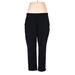 Eddie Bauer Dress Pants - High Rise: Black Bottoms - Women's Size X-Large