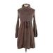 Calvin Klein Casual Dress: Brown Dresses - Women's Size Large