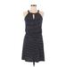 Valerie Bertinelli Casual Dress: Blue Dresses - Women's Size 8