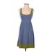 Cynthia Rowley TJX Casual Dress: Blue Dresses - Women's Size X-Small