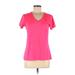 Nike Active T-Shirt: Pink Activewear - Women's Size Medium