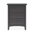 Birch Lane™ Renee Solid Wood Nightstand Wood in Black | 30 H x 24 W x 19 D in | Wayfair 8FB8CD0F6A8C4227AFFBEF5B29A1B9A8