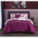 Chic Home Kala 12 Piece Comforter Set, Queen Blush Polyester/Polyfill/Microfiber in Indigo | King Comforter + 11 Additional Pieces | Wayfair