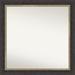 Red Barrel Studio® Hawkinsville Wood Wall Mirror Wood in Brown | 30.75 H x 30.75 W x 1 D in | Wayfair 0230D8793FCE465BAA73345220ECEBB4