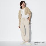 Women's Sweat Cargo Pants | Off White | Large | UNIQLO US
