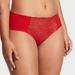 Women's Victoria's Secret Shimmer Lace-Inset No-Show Cheeky Panty