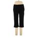 Joe B by Joe Benbasset Dress Pants - Mid/Reg Rise Straight Leg Cropped: Black Bottoms - Women's Size 11