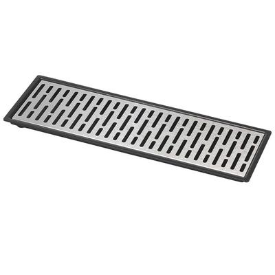 Server 07295 Triple Drip Tray Assembly, 16 7/8" X 5 7/8 in, Set On or Drop-In Countertop, Silver