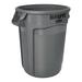 Rubbermaid FG265500GRAY 55 gallon Brute Trash Can - Plastic, Round, Food Rated