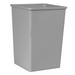 Rubbermaid FG395800GRAY Untouchable 35 gallon Commercial Trash Can Liner - Plastic, Square