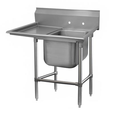 Advance Tabco 94-21-20-18L 44" 1 Compartment Sink w/ 20"L x 20"W Bowl, 14" Deep, Stainless Steel