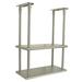 Advance Tabco DCM-18-72 72" Solid Ceiling Mounted Shelving, Double Deck, 72" x 18", Stainless Steel
