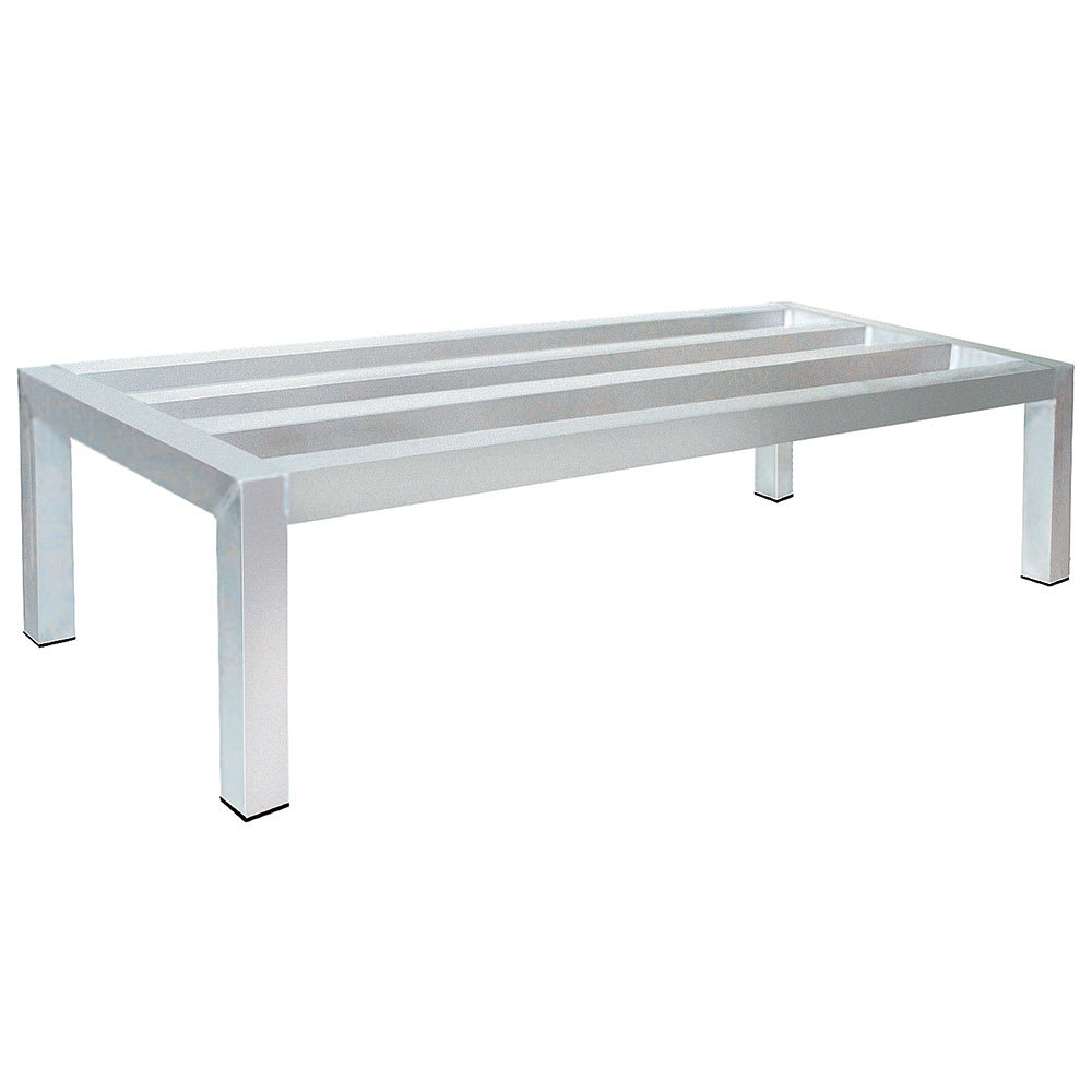 Advance Tabco DUN-2036-8 36" Stationary Dunnage Rack w/ 1500 lb Capacity, Aluminum, Silver