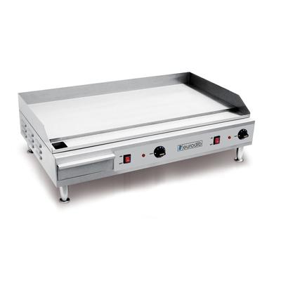 Eurodib SFE04910 36" Electric Commercial Griddle w/ Manual Controls - 1/2" Steel Plate, 220v/1ph, Dial Thermostats, 220 V, Stainless Steel