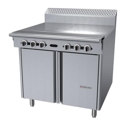Garland C36-10S 36" Commercial Gas Range w/ (2) Hot Tops & Storage Base, Liquid Propane, Stainless Steel, Gas Type: LP