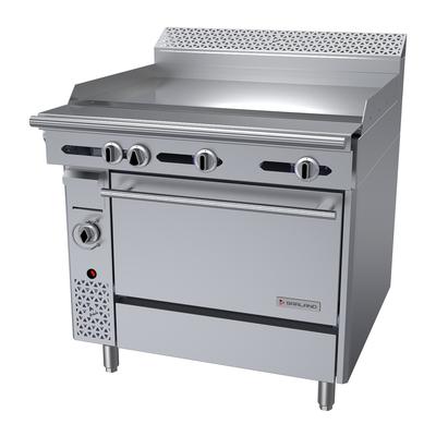 Garland C36-1R Cuisine 36" Commercial Gas Range w/ Griddle & Standard Oven, Liquid Propane, Stainless Steel, Gas Type: LP