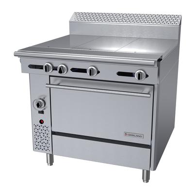 Garland C36-8C NG 36" Commercial Gas Range w/ 3 Hot Tops & Convection Oven, Natural Gas, Stainless Steel, Gas Type: NG