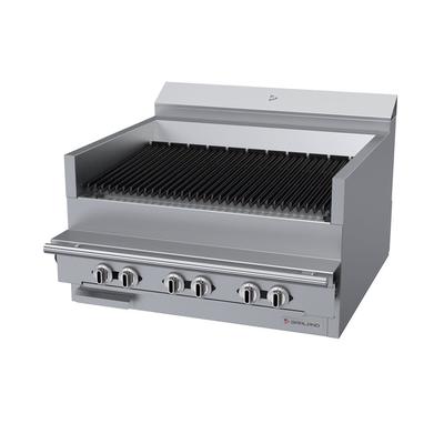 Garland C36-NRM NG 36" Commercial Gas Range Charbroiler - Modular, Natural Gas, Stainless Steel, Gas Type: NG