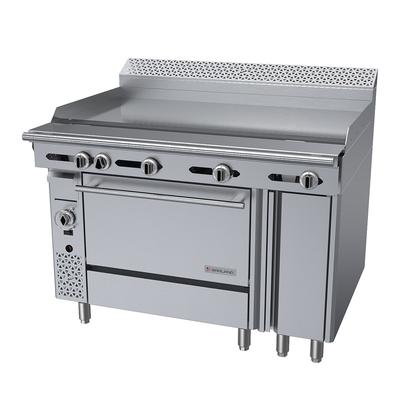 Garland C48-1-1C 48" Commercial Gas Range w/ Griddle, Convection Oven & Storage Base, Liquid Propane, Stainless Steel, Gas Type: LP