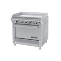 Garland MST47R-E 34" Commercial Gas Range w/ Griddle & Standard Oven, Natural Gas, Stainless Steel, Gas Type: NG