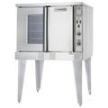 Garland SUMG-100 Summit Single Full Size Natural Gas Commercial Convection Oven - 53, 000 BTU, Solid State Controls, Stainless Steel, Gas Type: NG