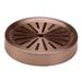 Service Ideas DT6BSRG 6" Round Drip Tray for CBDRT3SSDT - Stainless Steel, Rose Gold, 18/8 Stainless Steel, Bronze