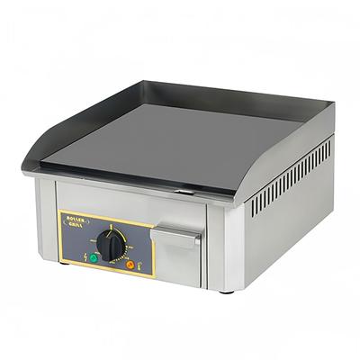 Equipex PSS-400/1 16" Electric Commercial Griddle w/ Thermostatic Controls - 1" Steel Plate, 120v, Brushed Steel Commercial Griddle Plate, Stainless Steel