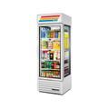 True GEM-23-HC~TSL01 27" 1 Section Glass Door Merchandiser, (1) Right Hinge Door, White, 115v | True Refrigeration