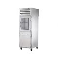 True STR1R-1HG/1HS-HC Spec Series 27 1/2" 1 Section Reach In Refrigerator, (1) Glass Door, (1) Solid Door, Right Hinge, 115v, Silver | True Refrigeration
