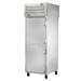 True STR1RPT-1S-1G-HC 27 1/2" 1 Section Pass Thru Refrigerator, (1) Glass Door, (1) Solid Door, Right Hinge, 115v, Silver | True Refrigeration