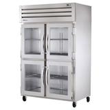 True STR2R-4HG-HC Spec Series 52 3/5" 2 Section Reach In Refrigerator, (4) Left/Right Hinge Glass Doors, 115v, Stainless Steel | True Refrigeration