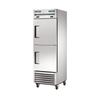 True T-23DT-HC 27" 1 Section Commercial Combo Refrigerator Freezer - Right Hinge Solid Doors, Bottom Compressor, 115v, Refrigerator Top, Freezer Bottom, Silver