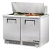 True TFP-48-18M 48" Sandwich/Salad Prep Table w/ Refrigerated Base, 115v, Stainless Steel | True Refrigeration