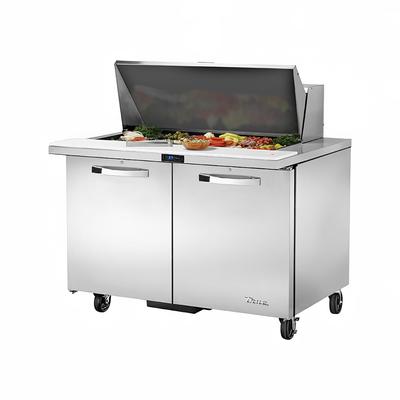 True TSSU-48-18M-B-HC~SPEC3 ADA 48" Spec Series Mega Top Sandwich/Salad Prep Table w/ Refrigerated Base, 115v, Stainless Steel | True Refrigeration