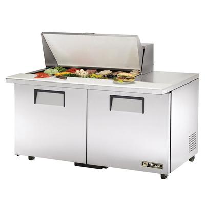 True TSSU-60-18M-B-HC ADA 60" TSSU Series Mega Top Sandwich/Salad Prep Table w/ Refrigerated Base, 115v, Stainless Steel | True Refrigeration