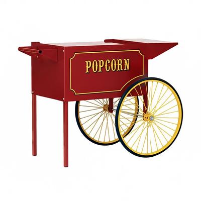 Paragon 3090010 Large Popcorn Cart for Theater Pop 12 & 16 Ounce Poppers w/ Storage, Red