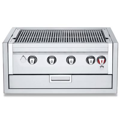 Crown Verity IBI30-GO LP 30" Built In Commercial Outdoor Charbroiler Grill Only w/ 4 Burners - Stainless Steel, Liquid Propane, Gas Type: LP